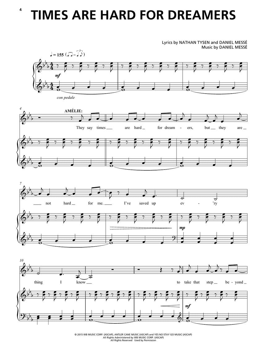 Amelie - Vocal Selections