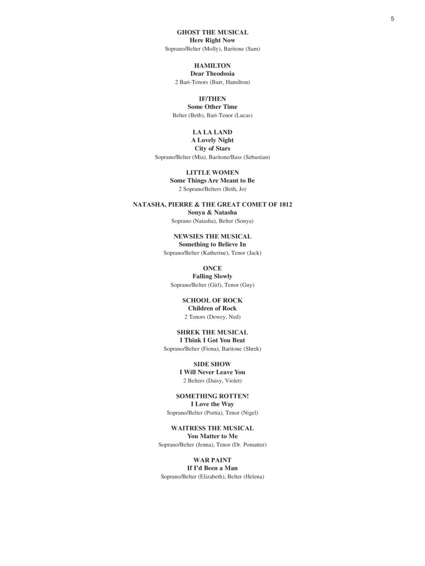 Singer's Musical Theatre Anthology: Duets, Volume 4