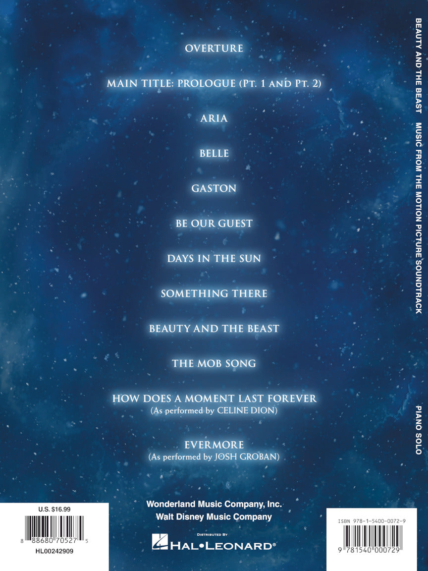 Beauty and the Beast, 2017 Edition - Piano Solo