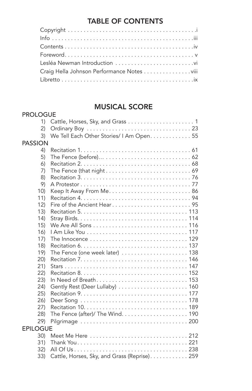 Johnson: Considering Matthew Shepard Vocal Score