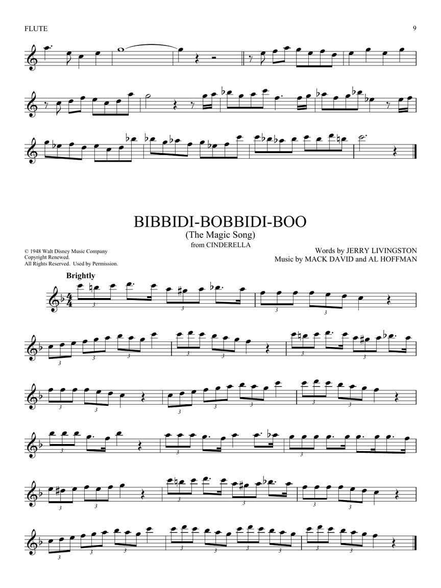 101 Disney Songs - Instrumental Solos