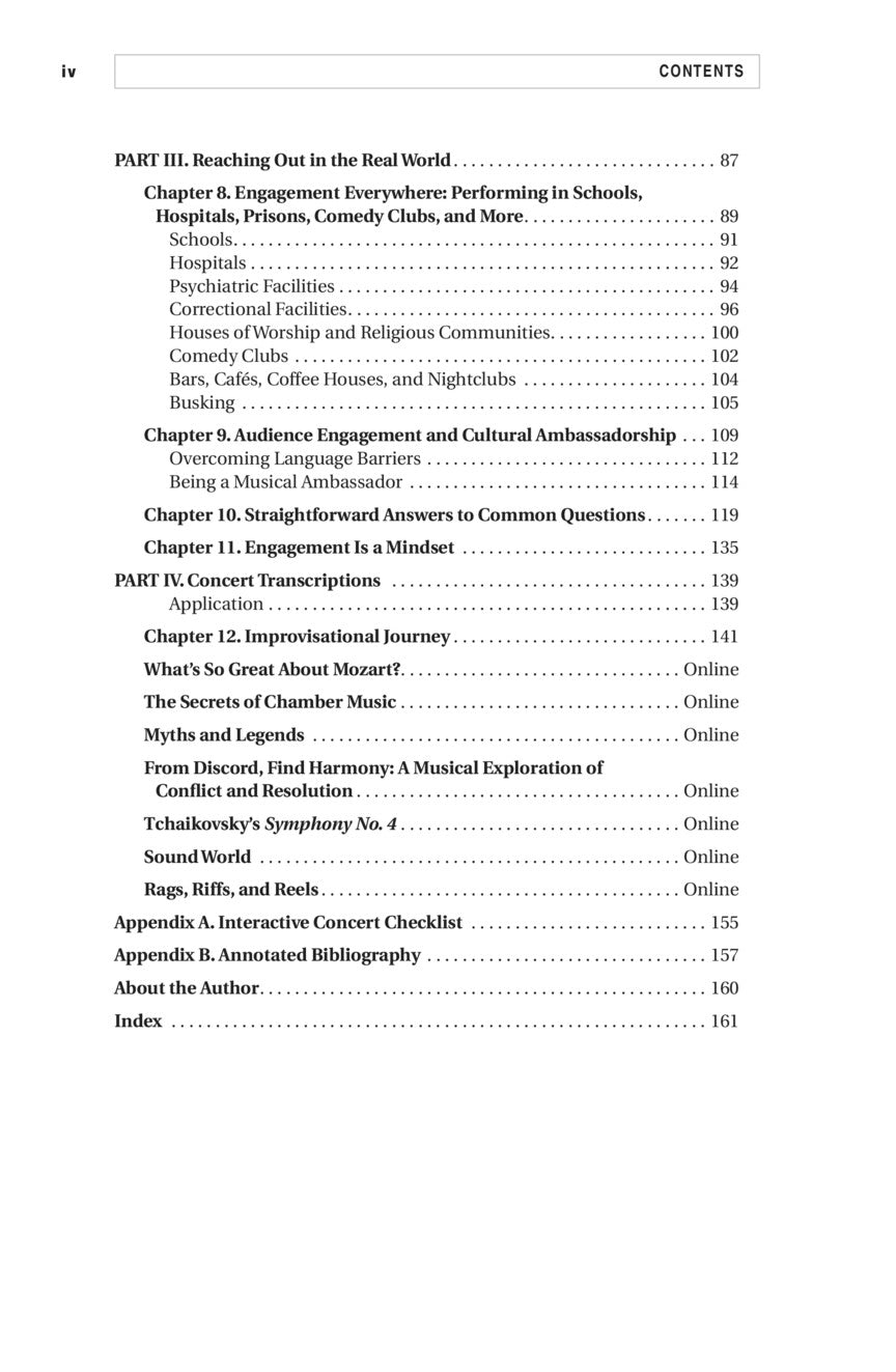 Engaging the Concert Audience