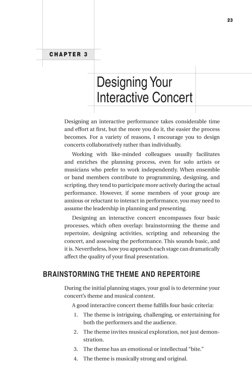 Engaging the Concert Audience