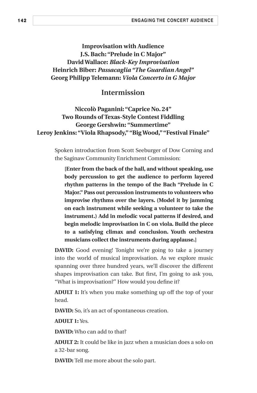 Engaging the Concert Audience