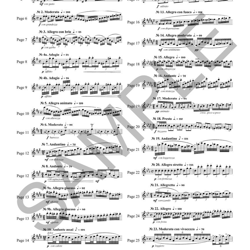 Universal Accompaniments with Flute 2 Parts for Andersen, Berbiguier and Mozart