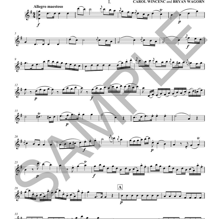 Universal Accompaniments with Flute 2 Parts for Andersen, Berbiguier and Mozart
