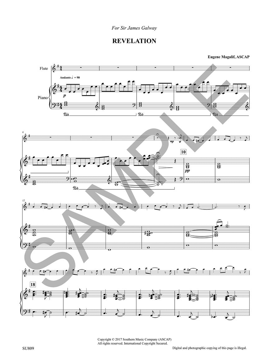 Magalif Revelation for Flute and Piano
