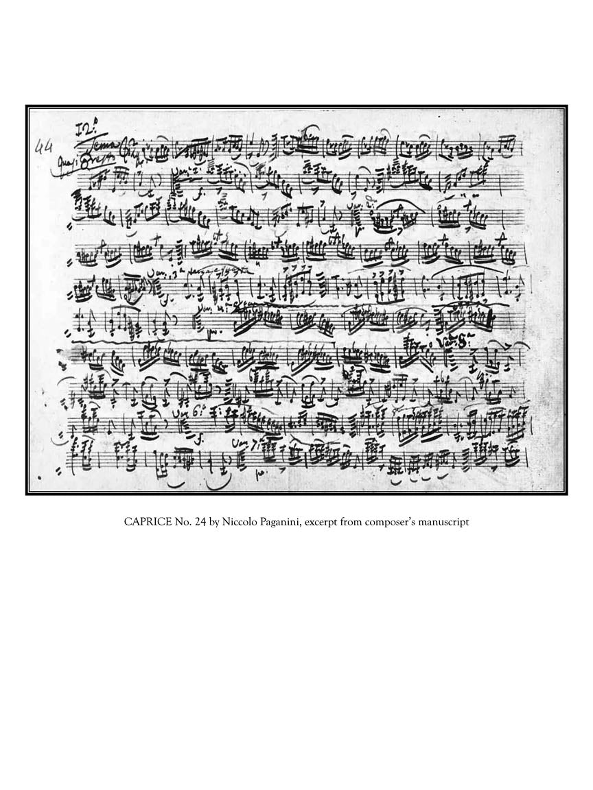 Paganini 24 Caprices for Violin Solo Jascha Heifetz Version