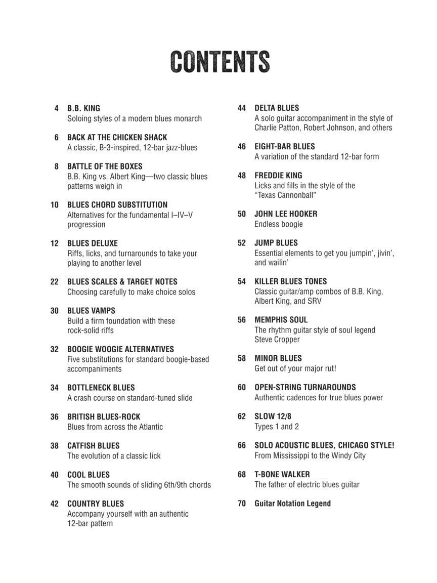 25 Authentic Blues Guitar Lessons