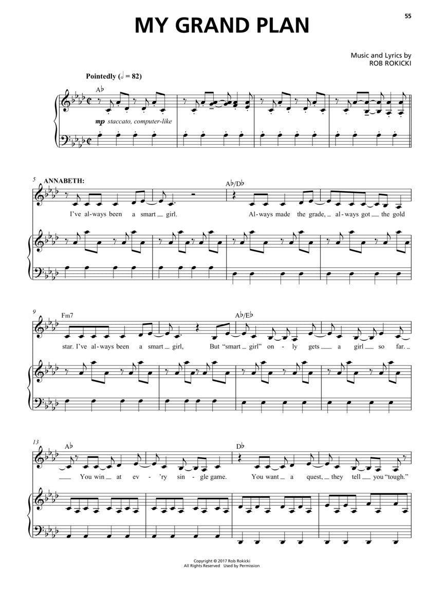 The Lightning Thief Vocal Selections