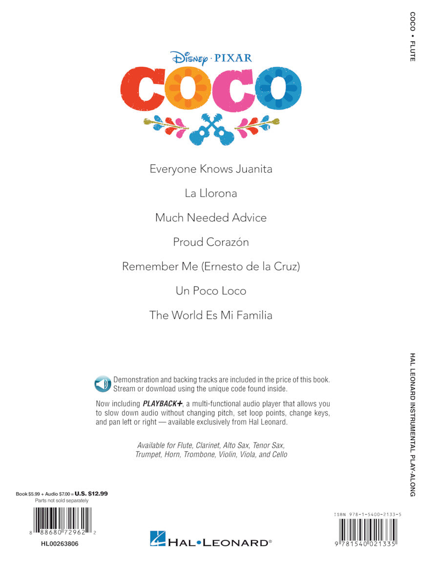 Coco - Instrumental Solos for Flute