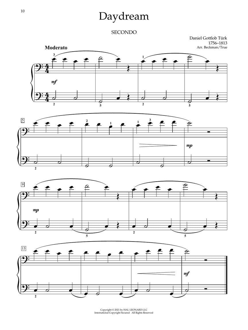 Journey Through the Classics Piano Duets