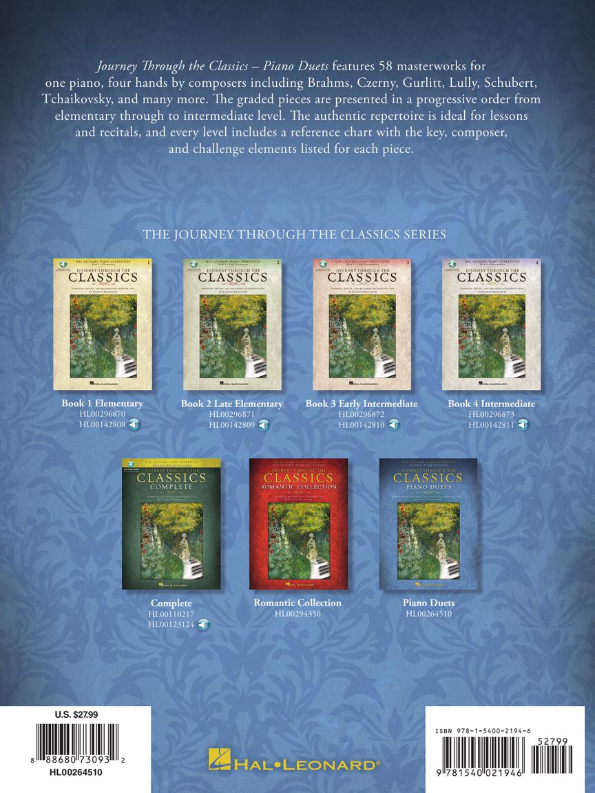 Journey Through the Classics Piano Duets