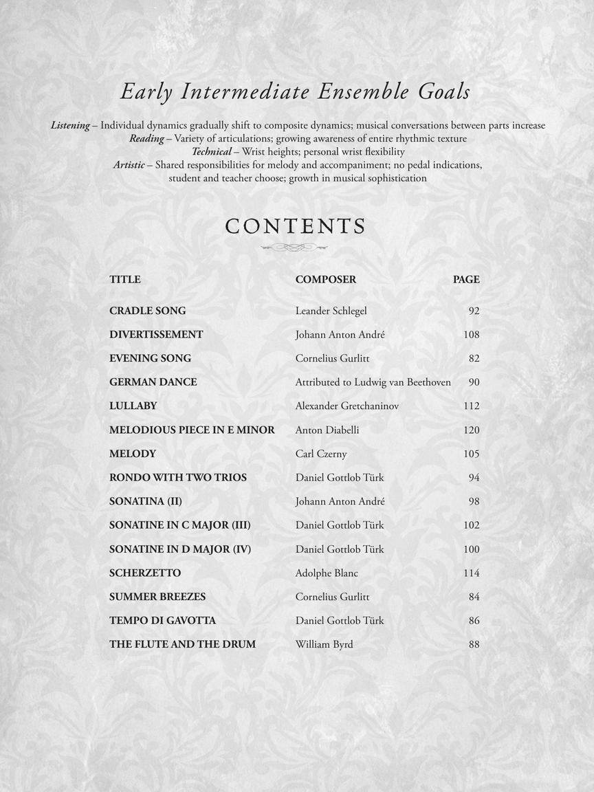 Journey Through the Classics Piano Duets