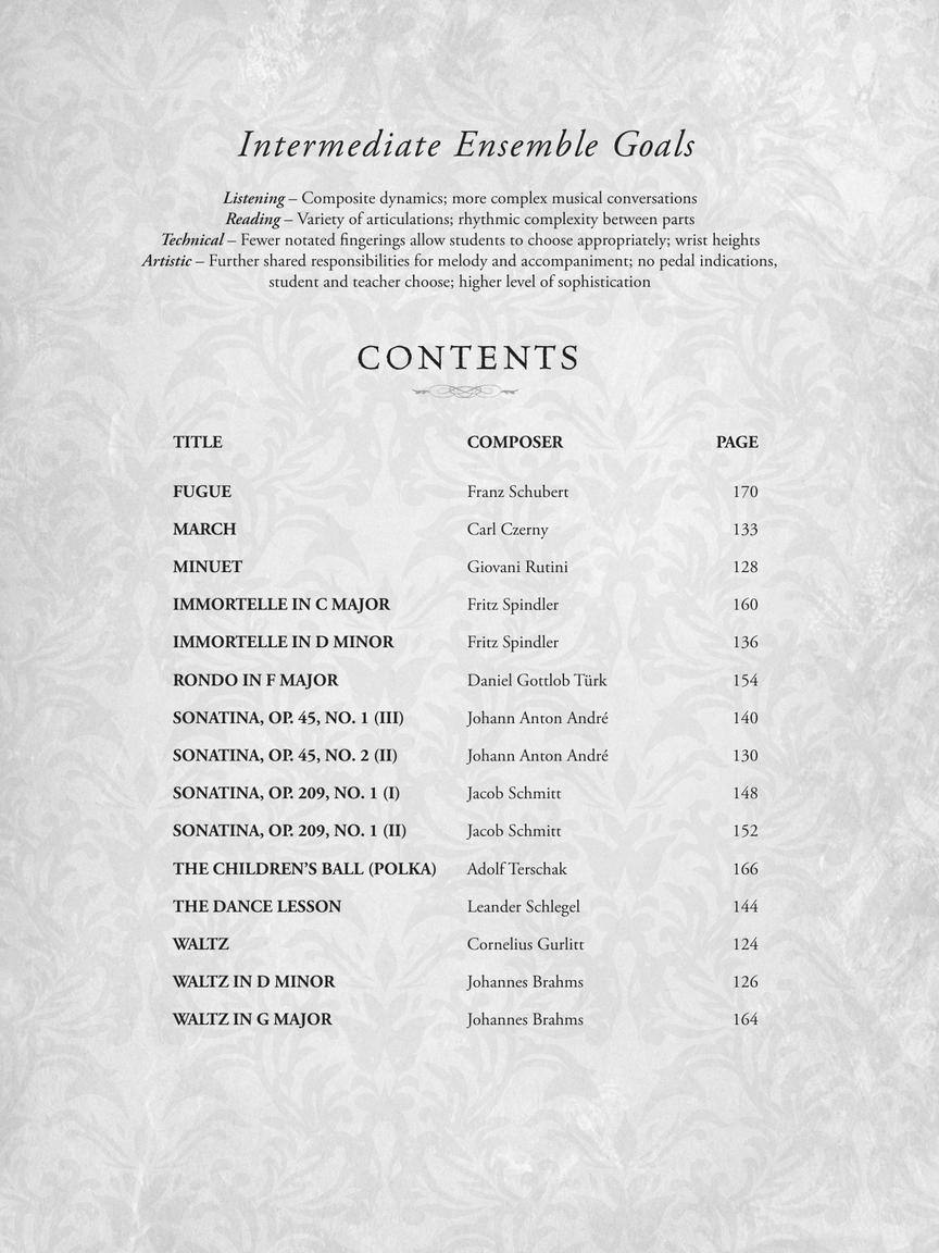 Journey Through the Classics Piano Duets