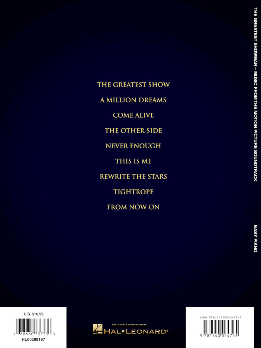 Greatest Showman, The - Easy Piano