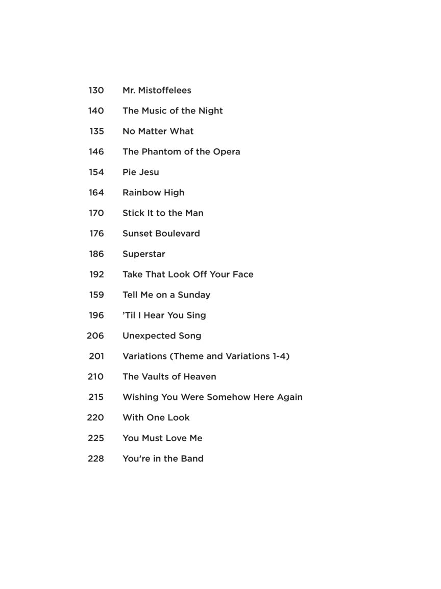 Lloyd Webber, Andrew - Unmasked: The Platinum Collection