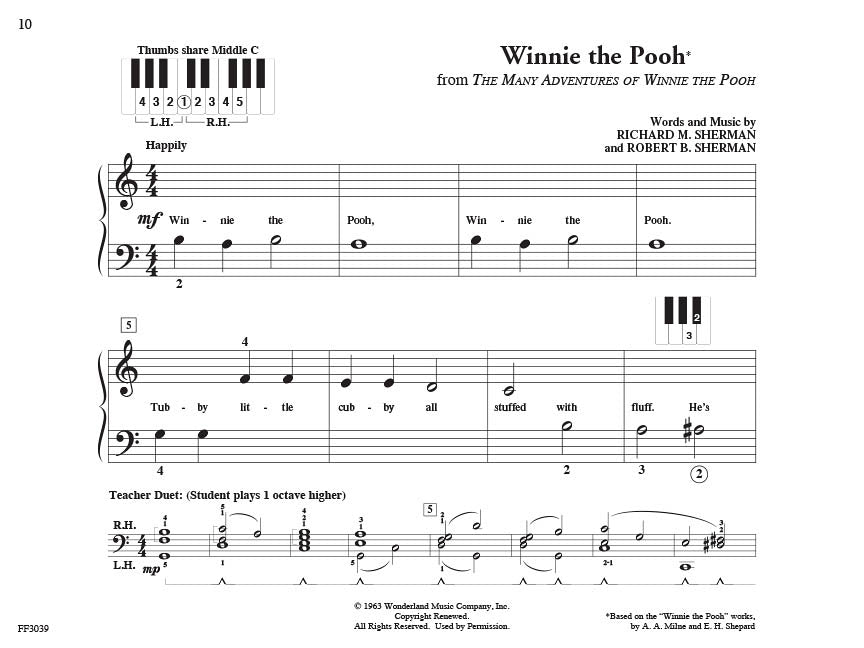 Faber PreTime Piano Disney Primer Level