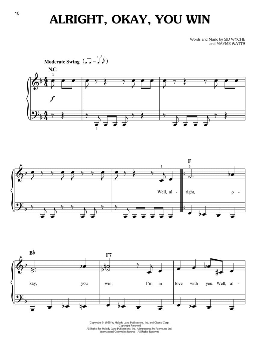 Best Jazz Standards Ever - Easy Piano