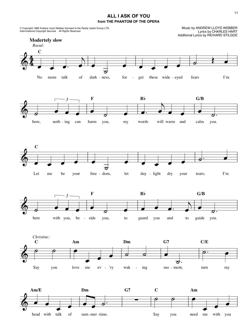 Easy Broadway Fake Book