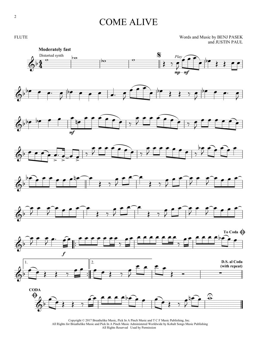 Greatest Showman, The - Instrumental Play-Along