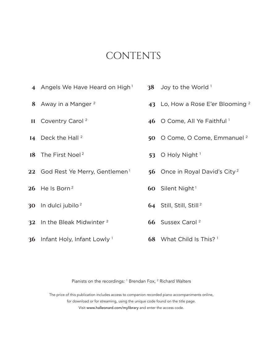 Favorite Christmas Carols for Classical Players – Flute and Piano