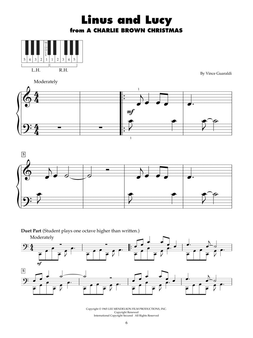 Cartoon Fun - Five-Finger Piano