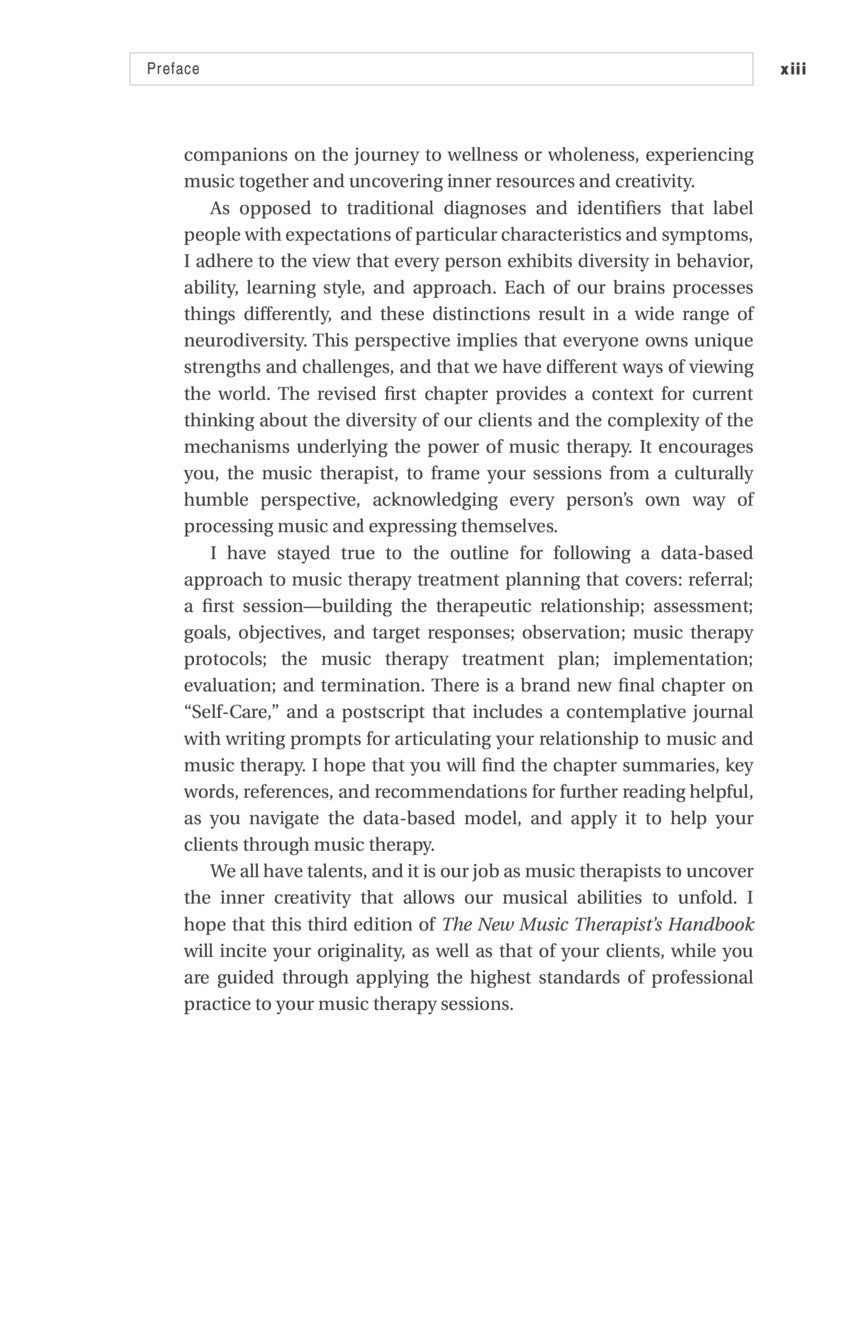 New Music Therapist's Handbook, The - Third Edition