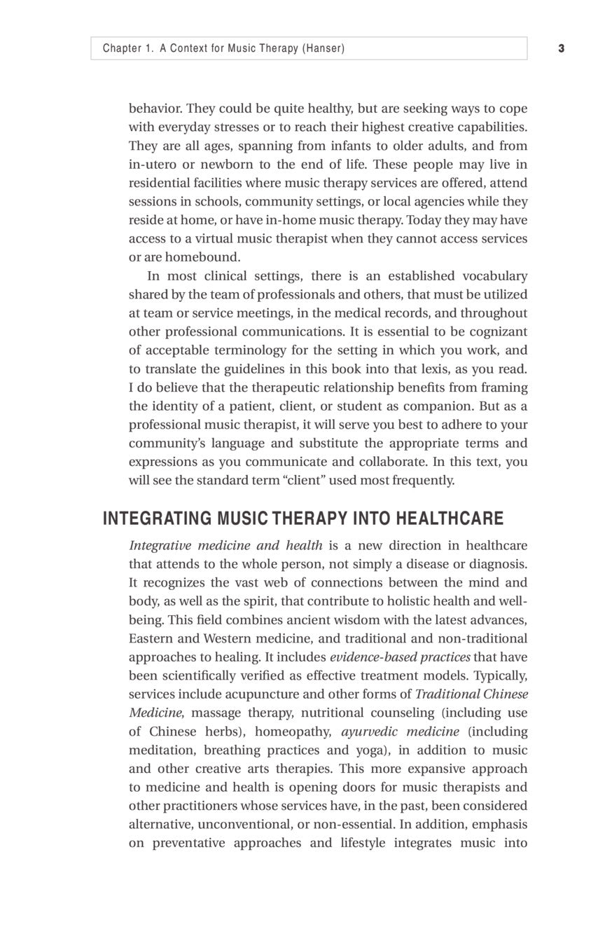New Music Therapist's Handbook, The - Third Edition
