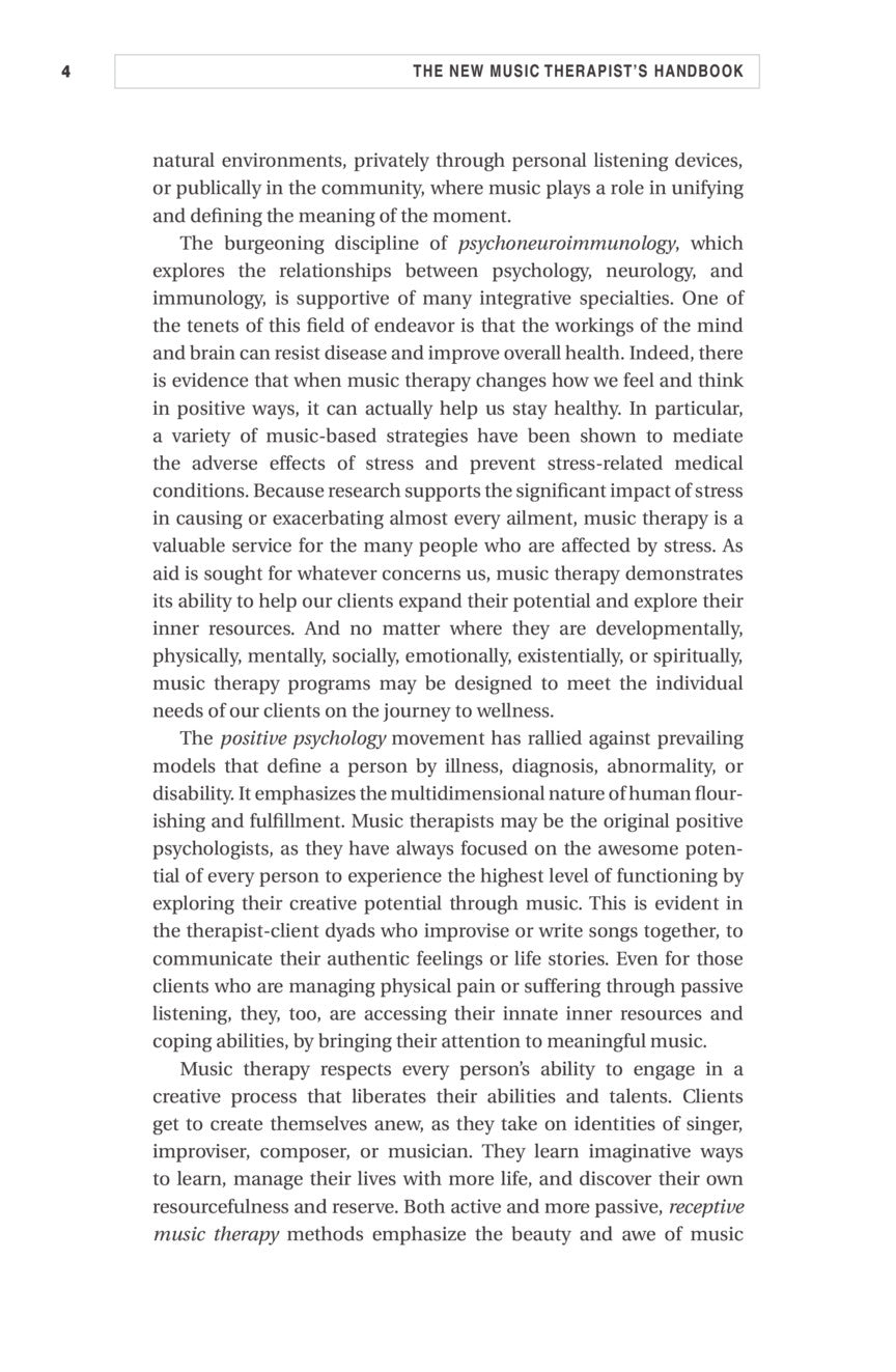 New Music Therapist's Handbook, The - Third Edition