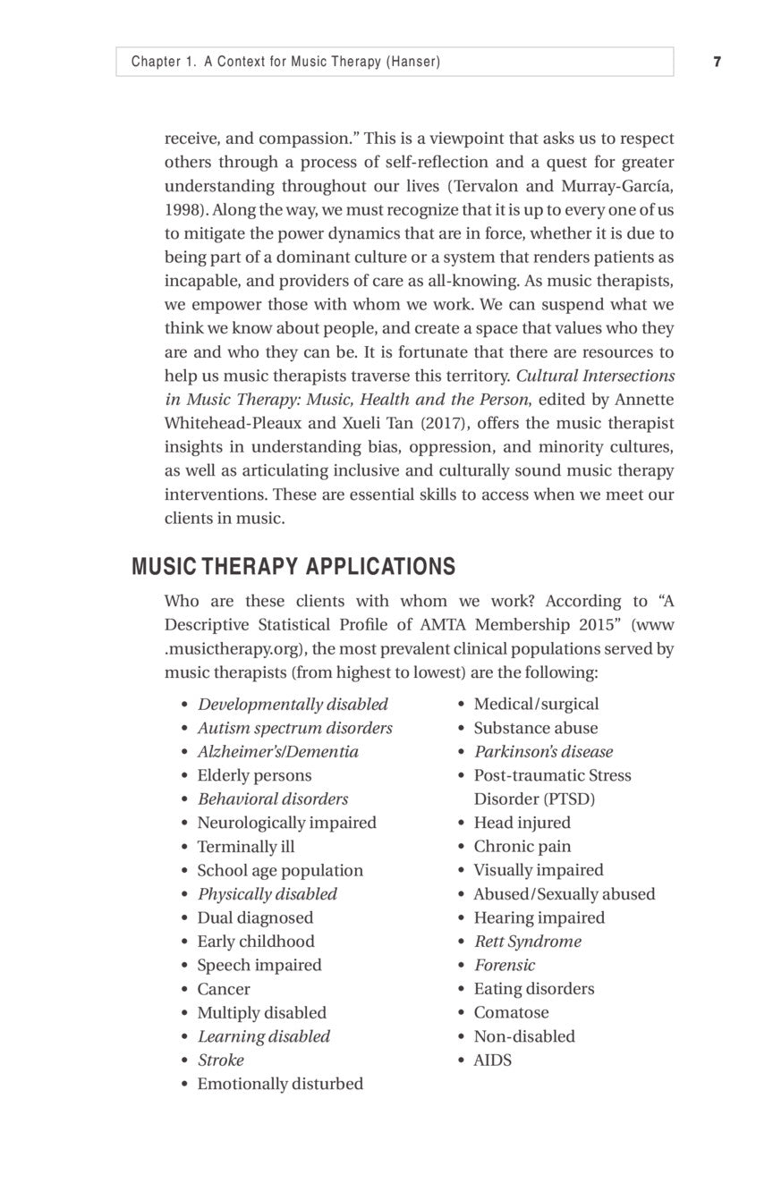 New Music Therapist's Handbook, The - Third Edition