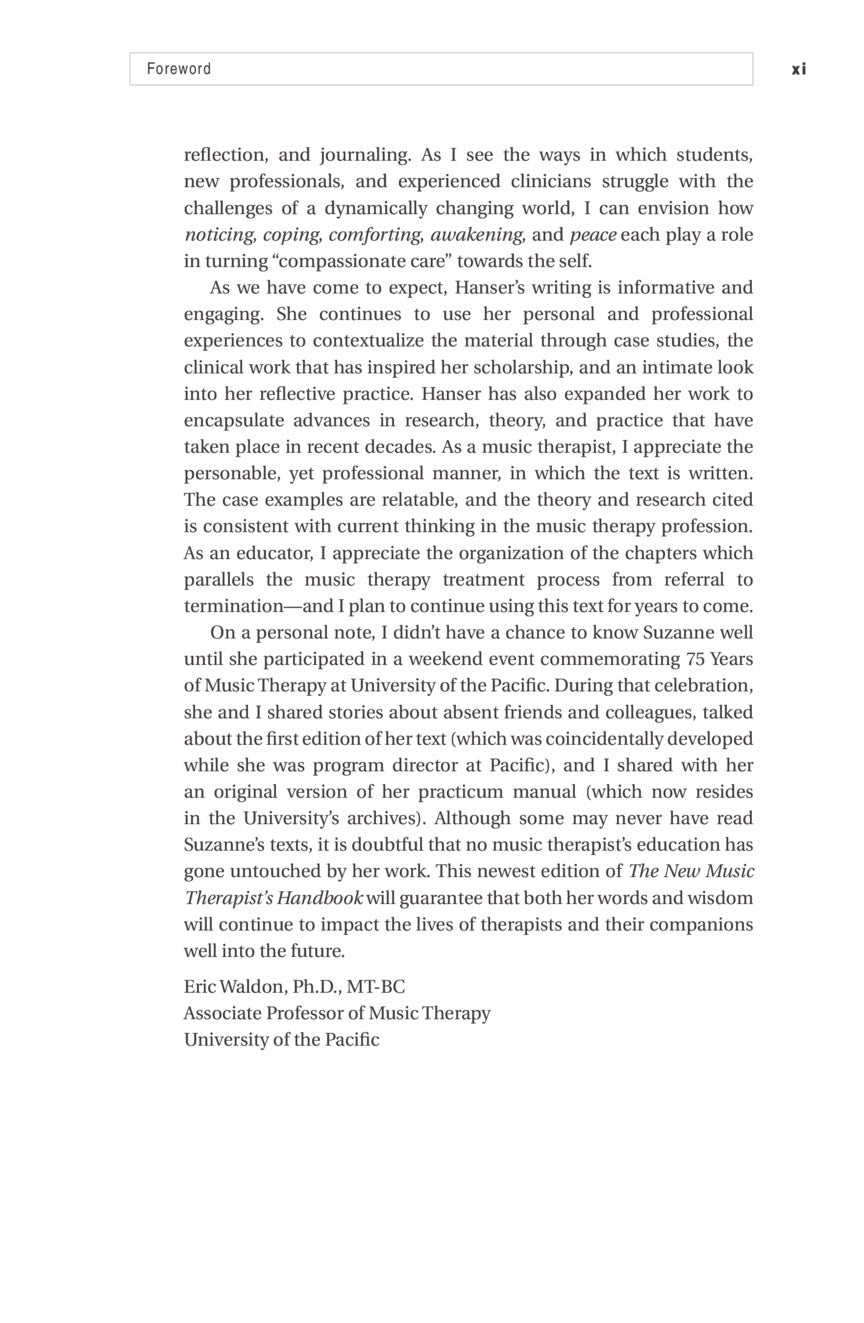 New Music Therapist's Handbook, The - Third Edition