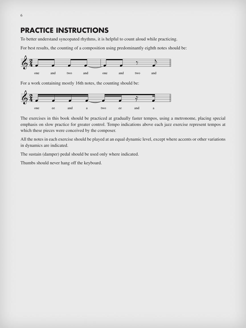 Jazz Piano Scales and Exercises