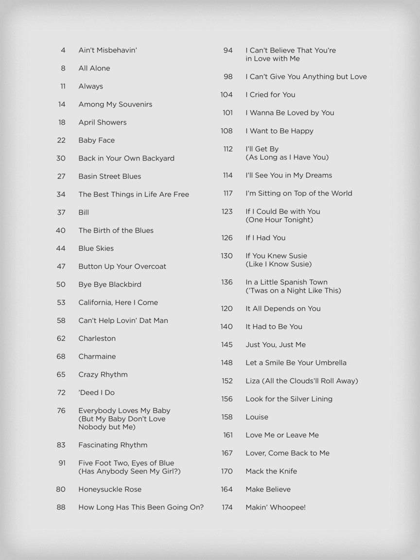 Songs of the 1920s - New Decade Series