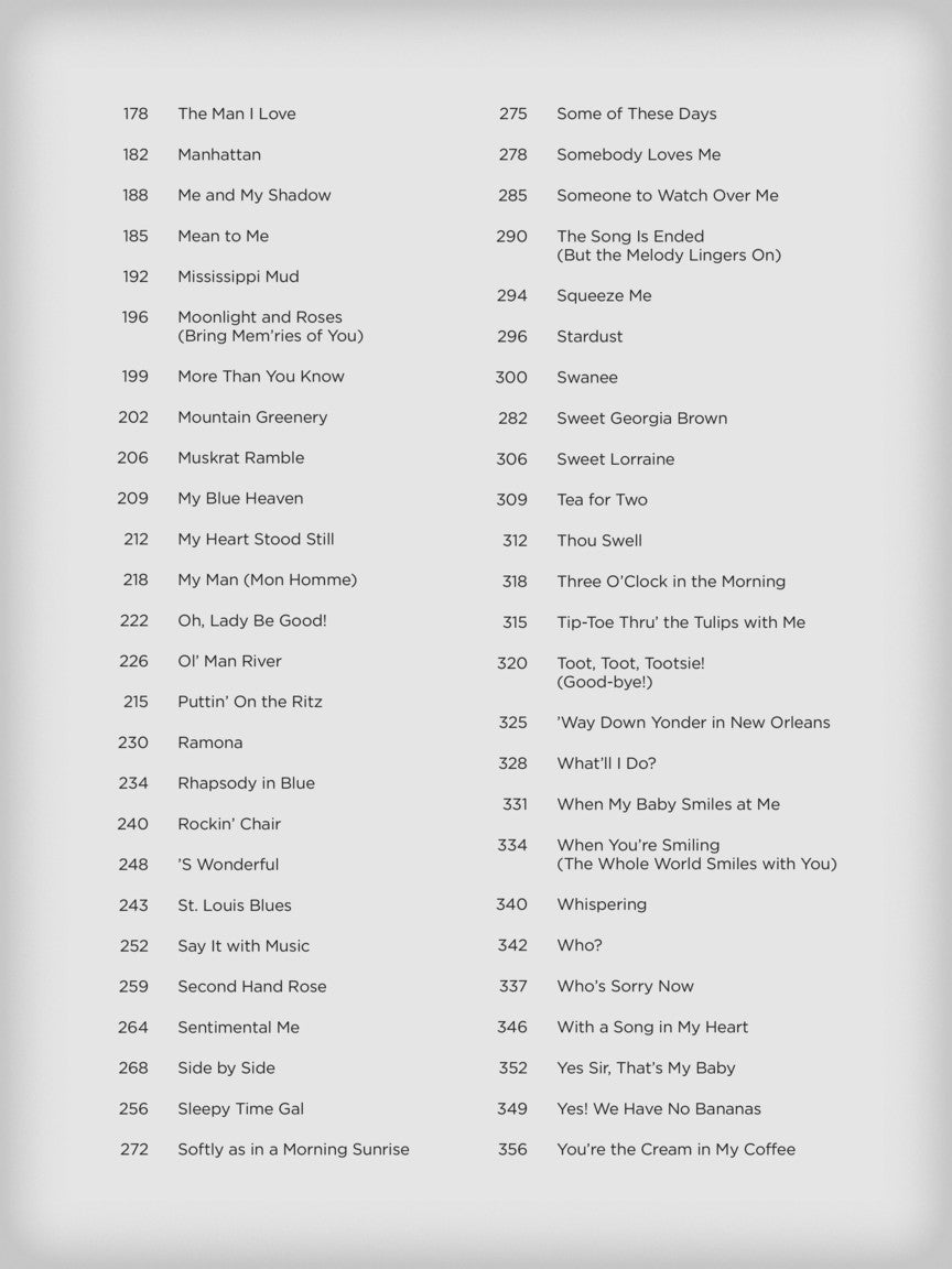 Songs of the 1920s - New Decade Series