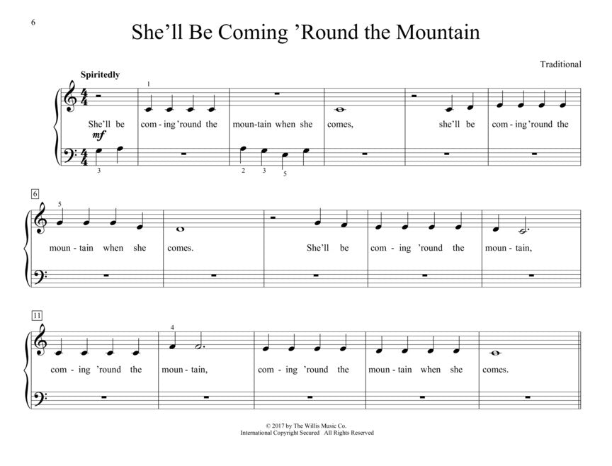 First Children's Songs - John Thompson's Easiest Piano Course