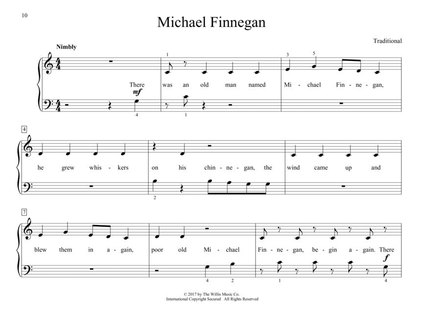 First Children's Songs - John Thompson's Easiest Piano Course