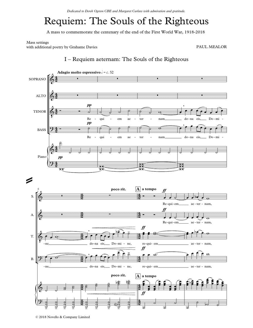 Mealor Requiem - The Souls of the Righteous