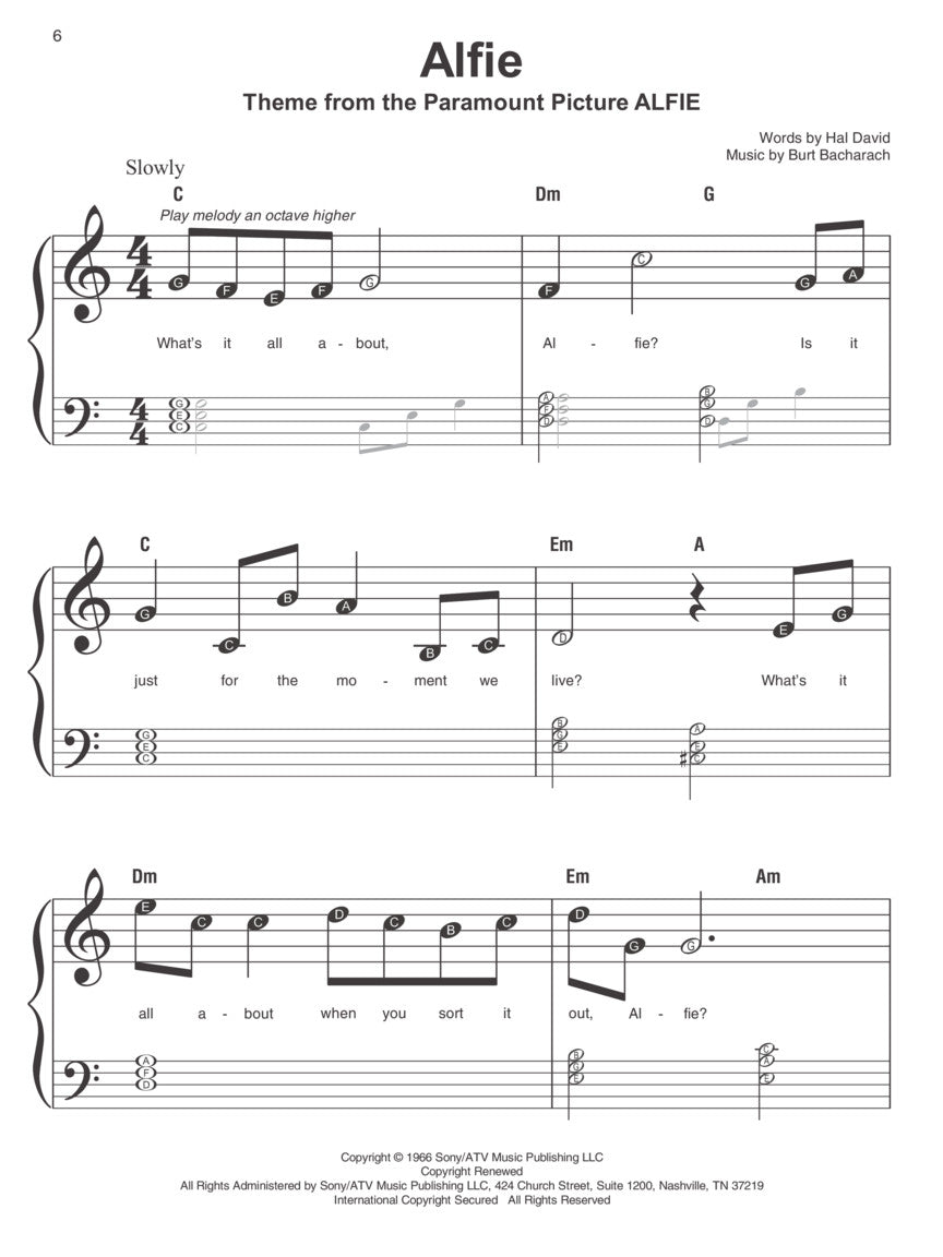 Movie Songs - Instant Piano Songs