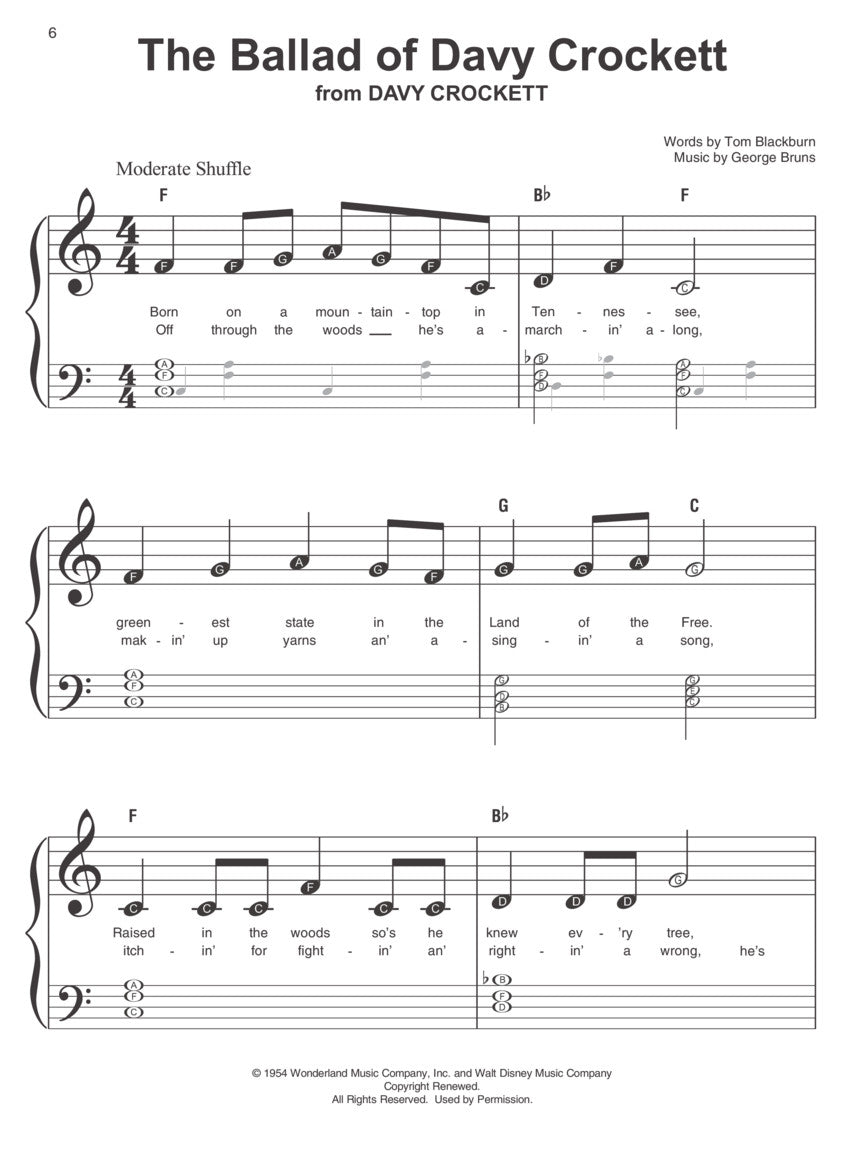 Disney Favorites - Instant Piano Songs