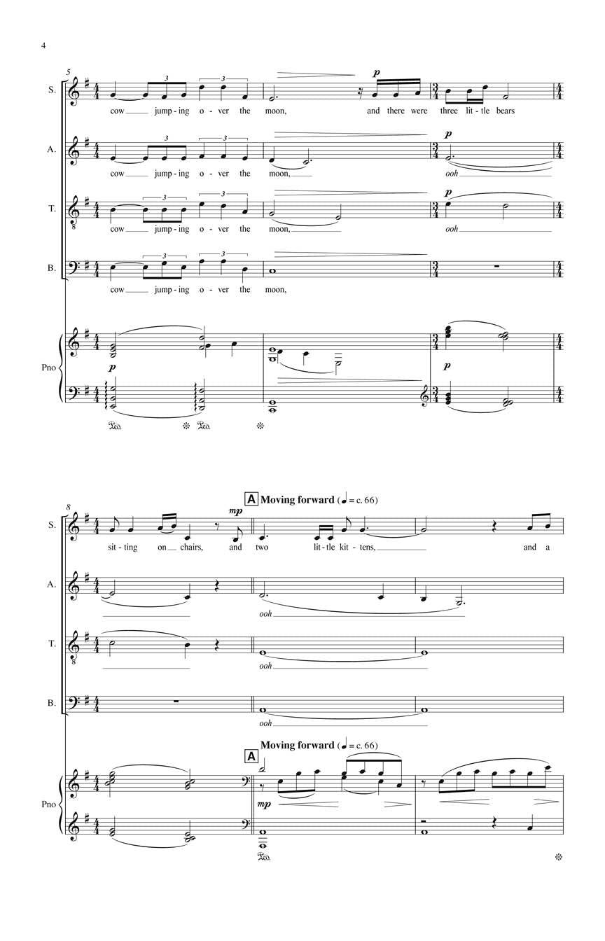 Whitacre Goodnight Moon SATB