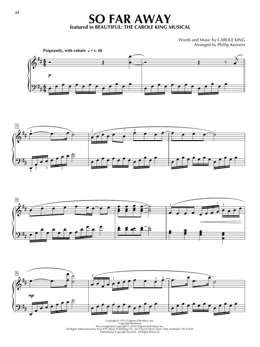 Broadway Songs with a Classical Flair - Phillip Keveren Series