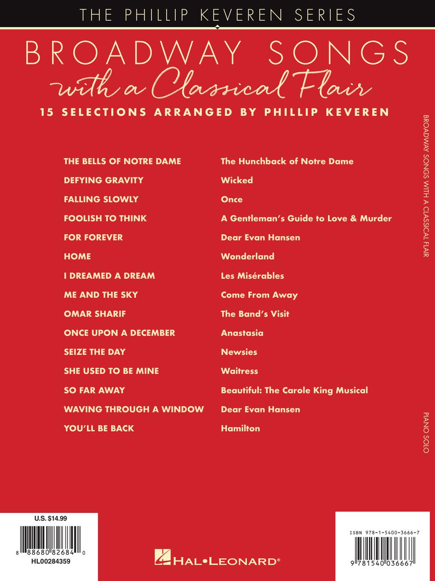 Broadway Songs with a Classical Flair - Phillip Keveren Series