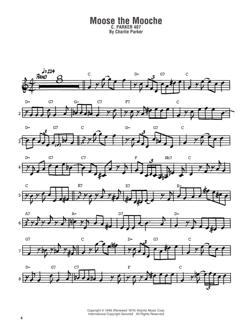 Parker, Charlie - Omnibook - Volume 1 with Backing Tracks