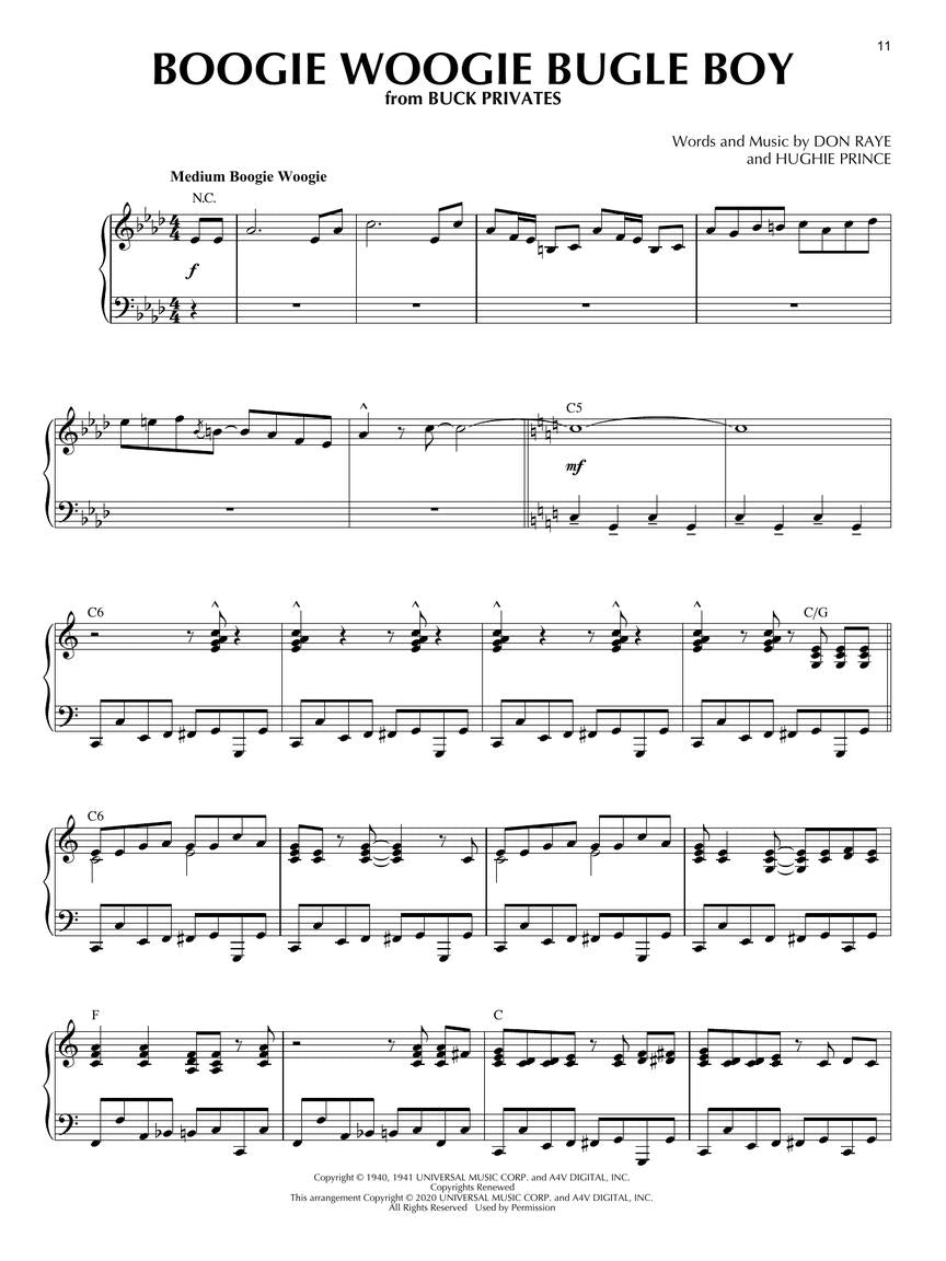 Big Band Era Jazz Piano Solos