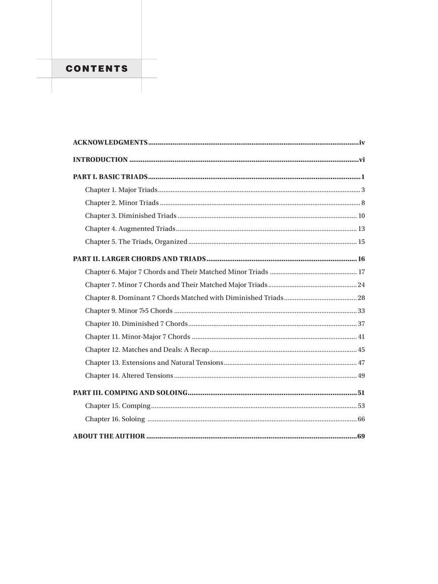 Triads for the Improvising Guitarist