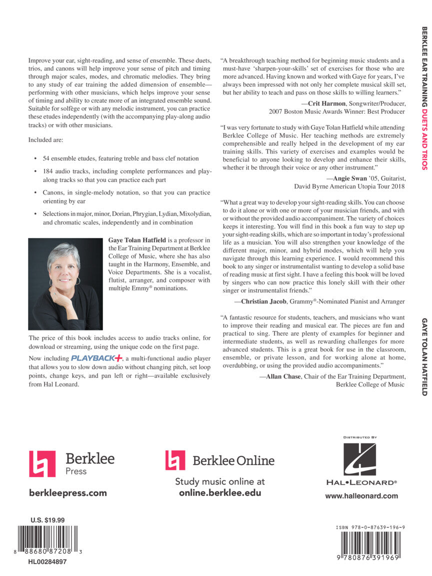 Berklee Ear Training Duets and Trios