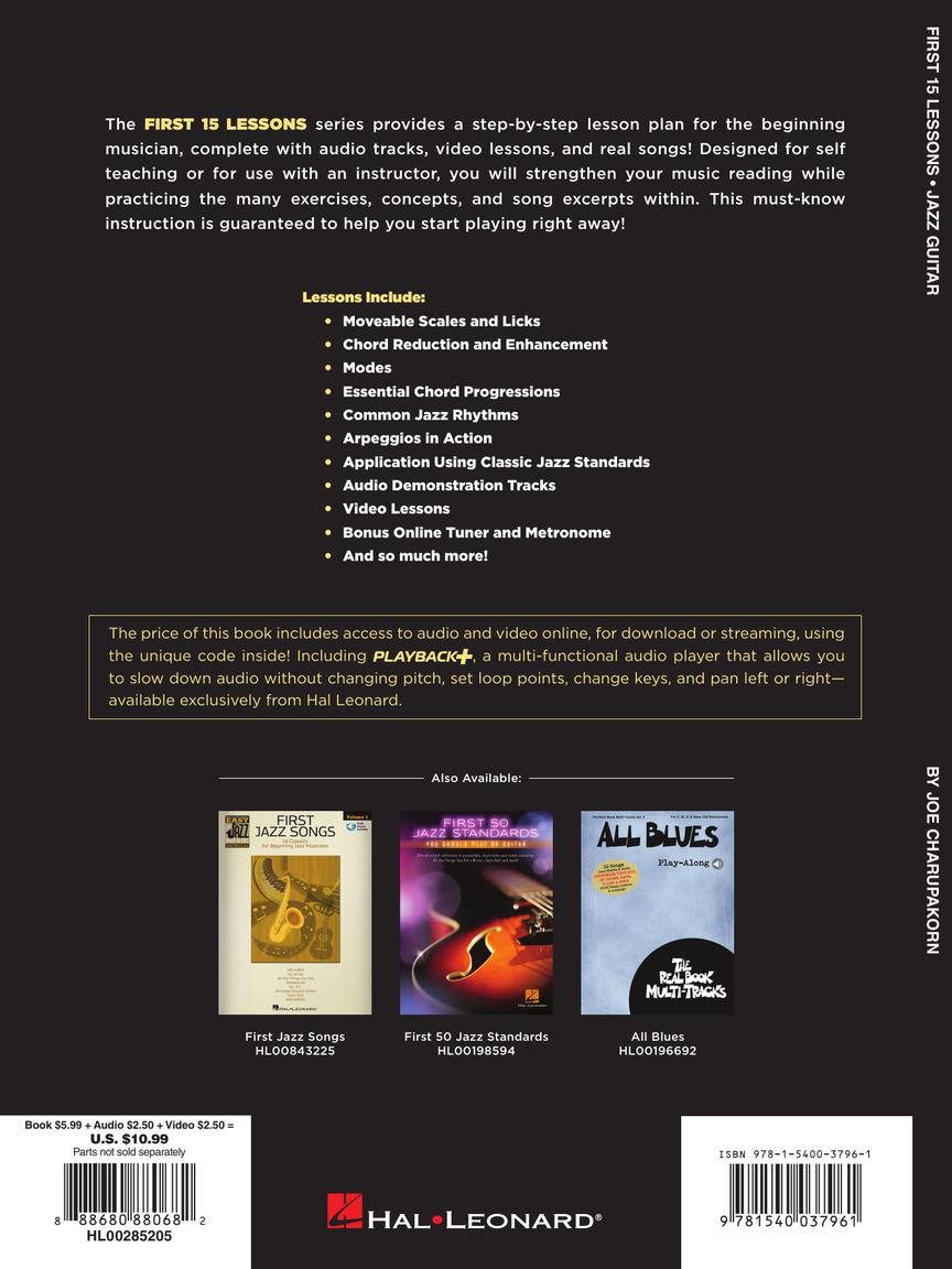 Charupakorn First 15 Lessons – Jazz Guitar