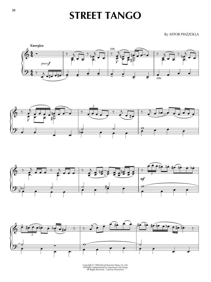 Piazzolla Piano Collection