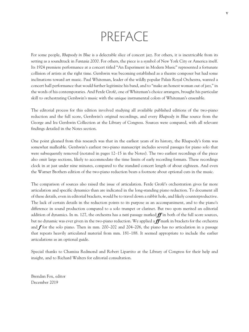 Gershwin: Rhapsody in Blue - 2 Pianos/4 Hands